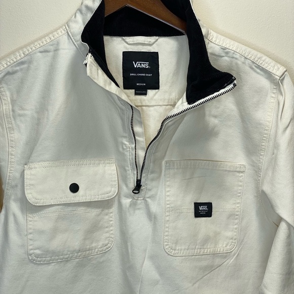 VANS Men’s Off-White Drill Chore Anorak Size M - Picture 10 of 16